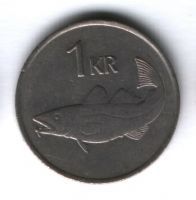 1 крона 1984 г. Исландия