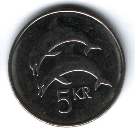 5 крон 2008 г. Исландия