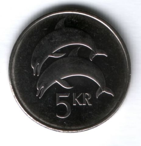5 крон 2007 г. Исландия