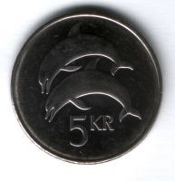 5 крон 2007 г. Исландия