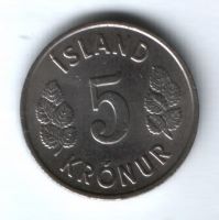 5 крон 1978 г. Исландия
