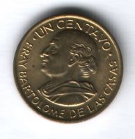 1 сентаво 1970 г. Гватемала UNC
