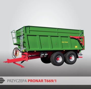 Монолитный прицеп тандем PRONAR Т669