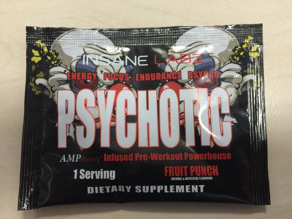 Предтренировочный комплекс Psychotic 1п.(Insane labz)
