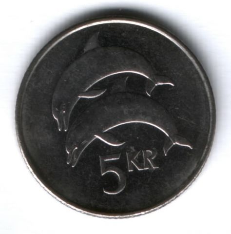 5 крон 2005 г. Исландия
