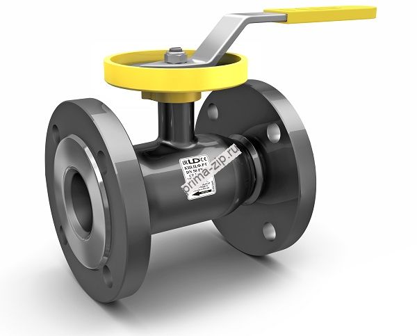 Кран шаровый стальной фланцевый КШЦФ Ду 100 Ру 25