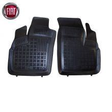 Коврики Fiat Doblo от 2000 - 2010 в салон резиновые Rezaw Plast (Польша) - 2 шт.