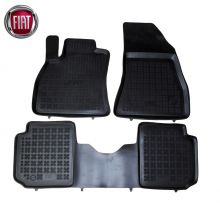 Коврики Fiat 500L от 2012 - 2018 в салон резиновые Rezaw Plast (Польша) - 3 шт.