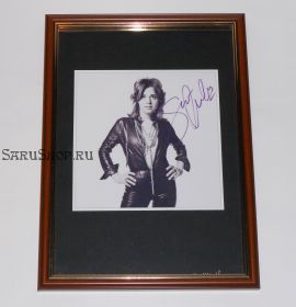Автограф: Сьюзи Кватро / Suzi Quatro
