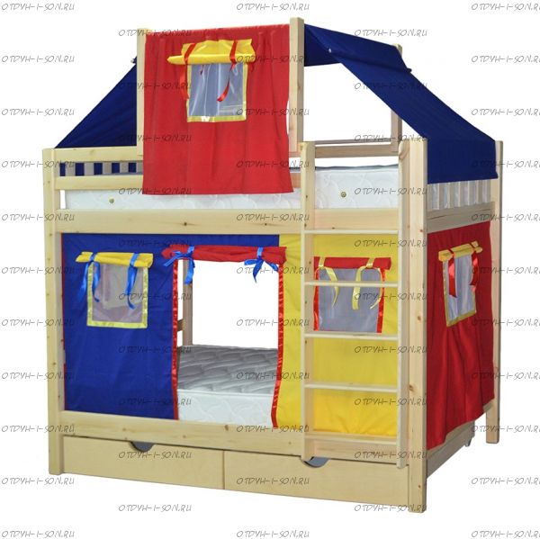 Кровать двухъярусная Скворушка-2 (Гном)