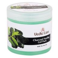 Маска для лица Древесный уголь | гелевая от угрей и прыщей | 100 мл | Vedic Line