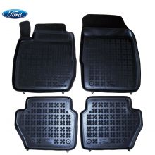 Коврики Ford Fiesta VI от 2008 - 2017 в салон резиновые Rezaw Plast (Польша) - 4 шт.