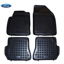 Коврики Ford Fiesta V от 2005 - 2008 после рестайлинга в салон резиновые Rezaw Plast (Польша) - 4 шт.