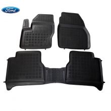 Коврики Ford Tourneo Connect II от 2013 в салон резиновые Rezaw Plast (Польша) - 3 шт.