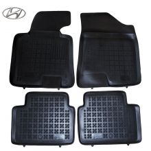 Коврики Hyundai i30 II от 2012  - 2017 в салон резиновые Rezaw Plast (Польша) - 4 шт.