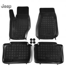 Коврики Jeep Grand Cherokee III от 2005 - 2010 в салон резиновые Rezaw Plast (Польша) - 4 шт.