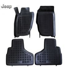 Коврики Jeep Cherokee III от 2001 - 2008 в салон резиновые Rezaw Plast (Польша) - 4 шт.