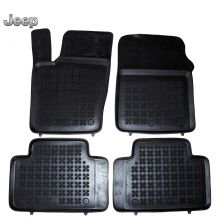 Коврики Jeep Grand Cherokee IV от 2010 - 2018 в салон резиновые Rezaw Plast (Польша) - 4 шт.