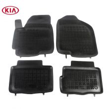 Коврики Kia Soul I от 2009 - 2014 в салон резиновые Rezaw Plast (Польша) - 4 шт.