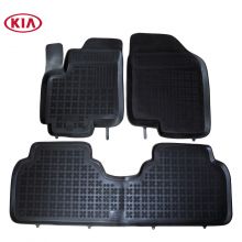 Коврики Kia Venga от 2010 в салон резиновые Rezaw Plast (Польша) - 3 шт.