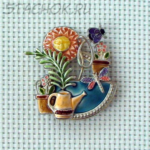 Брошь "Цветоводу-любителю" (США)