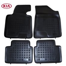 Коврики Kia Ceed II от 2012 - 2018 в салон резиновые Rezaw Plast (Польша) - 4 шт.