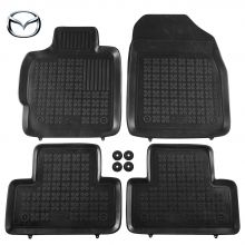 Коврики Mazda CX7 от 2006 - 2012 в салон резиновые Rezaw Plast (Польша) - 4 шт.