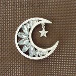 Брошь "Полумесяц и звездочка" (США)