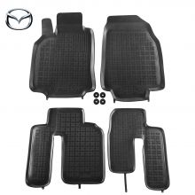 Коврики Mazda CX9 от 2006 - 2018 в салон резиновые Rezaw Plast (Польша) - 4 шт.