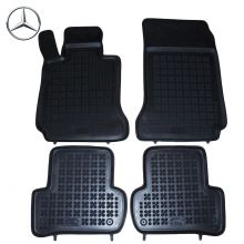 Коврики Mercedes C (W204) от 2007 - 2014 в салон резиновые Rezaw Plast (Польша) - 4 шт.