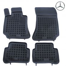 Коврики Mercedes E (W212) от 2009 - 2016 в салон резиновые Rezaw Plast (Польша) - 4 шт.