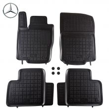 Коврики Mercedes ML (W166) от 2011 в салон резиновые Rezaw Plast (Польша) - 4 шт.