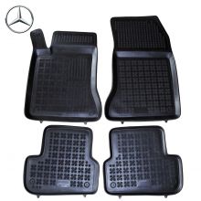 Коврики Mercedes B (W246) от 2011 - 2018 в салон резиновые Rezaw Plast (Польша) - 4 шт.