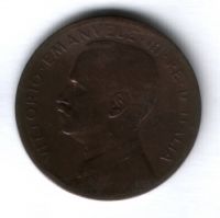 5 чентезимо 1909 г. Италия