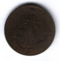 5 чентезимо 1909 г. Италия
