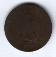5 сантимов 1853 г. A Франция