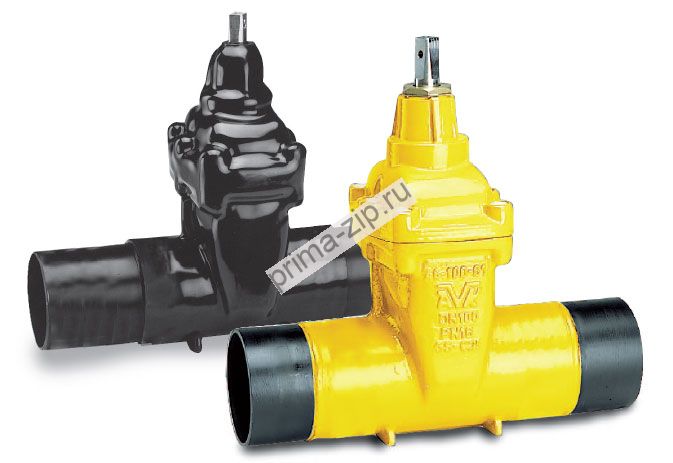 Задвижка AVK (АВК) клиновая со стальными сварными концами (длинная). Серия 46/70