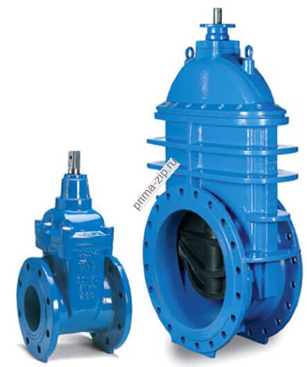 AVK Задвижка с обрезиненным клином длинная ДУ 450 Pn 10/16