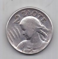 2 злотых 1925 г. XF. Польша