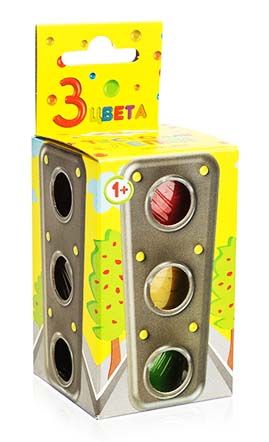 Тесто для лепки  3 цвета