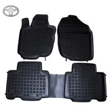 Коврики Toyota RAV4 III от 2005 - 2012 США в салон резиновые Rezaw Plast (Польша) - 3 шт.