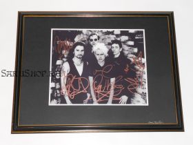 Автографы: Depeche Mode. Дэйв Гаан, Мартин Ли Гор, Эндрю Флетчер, Алан Уайл. Редкость!