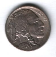 5 центов 1913 г. США, AUNC