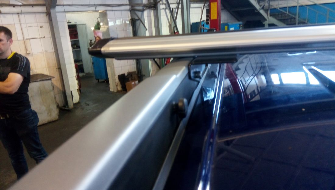 Багажник на Ford EcoSport на рейлинги, с дугами в виде крыла