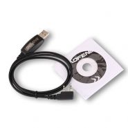 USB кабель и CD диск для программирования раций Baofeng и Kenwood