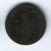 1 пфенниг 1873 г. Саксония