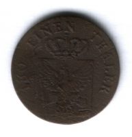 2 пфеннига 1822 г. Пруссия