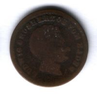 1 крейцер 1828 г. Баден