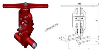 Вентиль дроссельный Ду 20 1031-20-0
