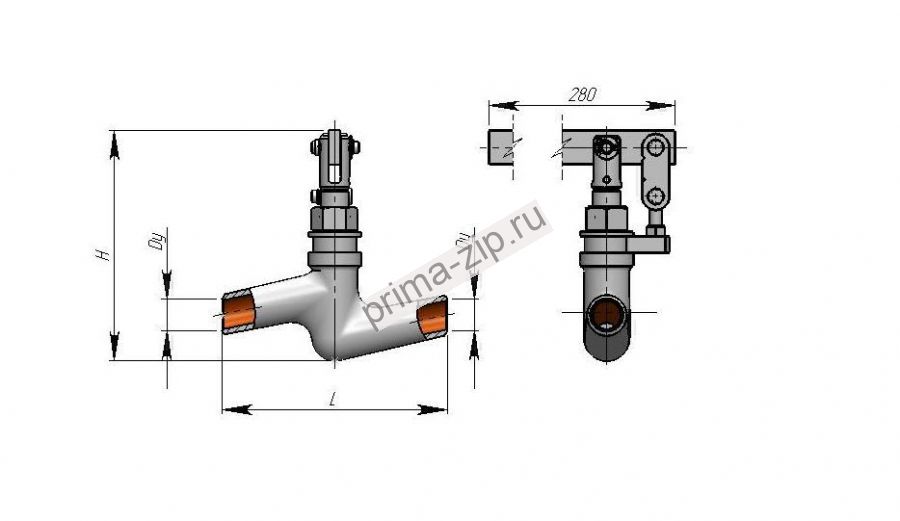 9с-3-3-4 Клапан игольчатый регулирующий